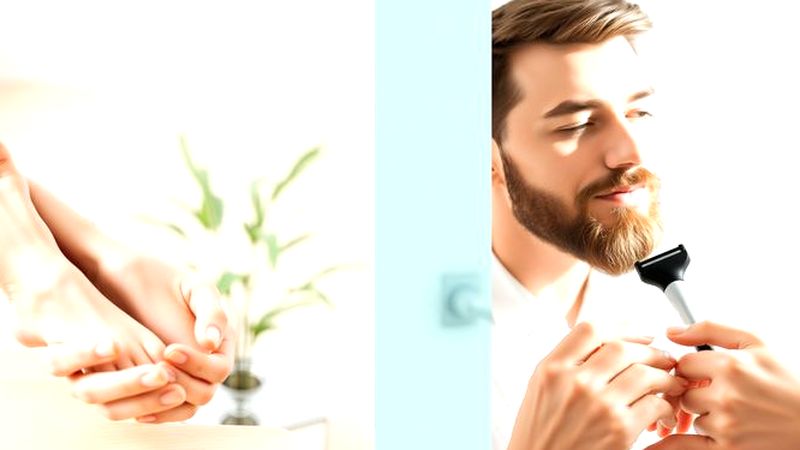 Manos suaves cuidan pies y barba