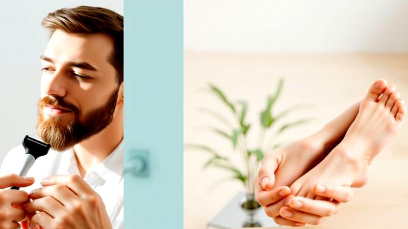 Manos suaves cuidan pies y barba