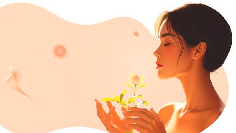 Una mujer tranquila nutre la armonía
