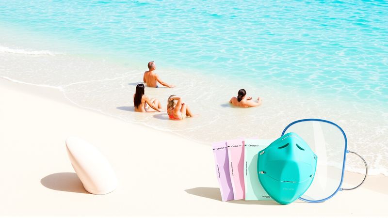 Playa serena: bienestar