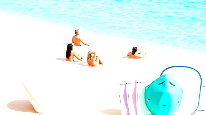 Playa serena: bienestar