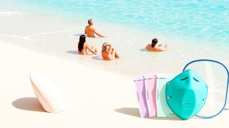 Playa serena: bienestar
