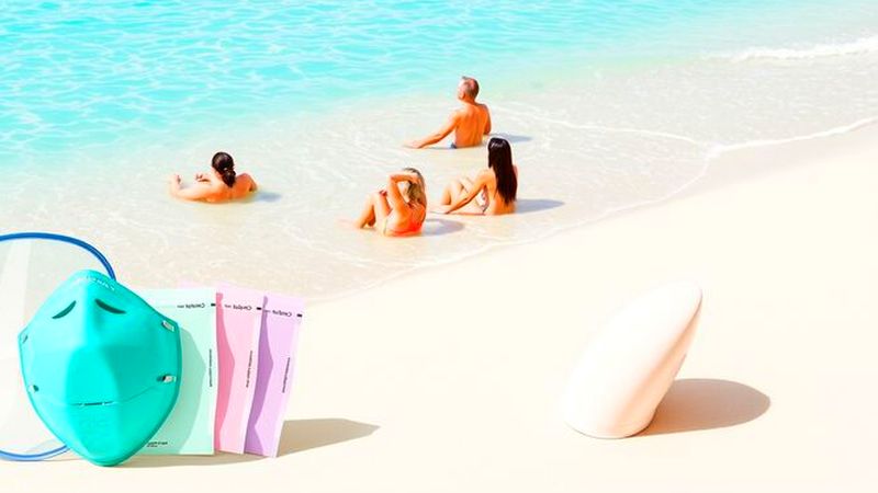 Playa serena: bienestar