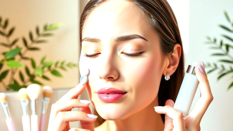 Belleza serena en cuidado minimalista