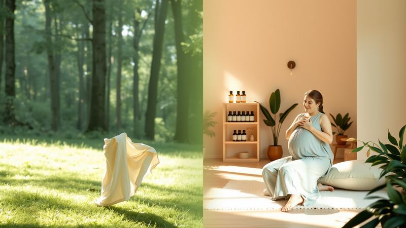 Una mujer encuentra armonía natural y bienestar