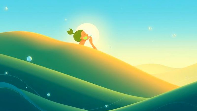 Un ser humano aplica pastel verde en paz