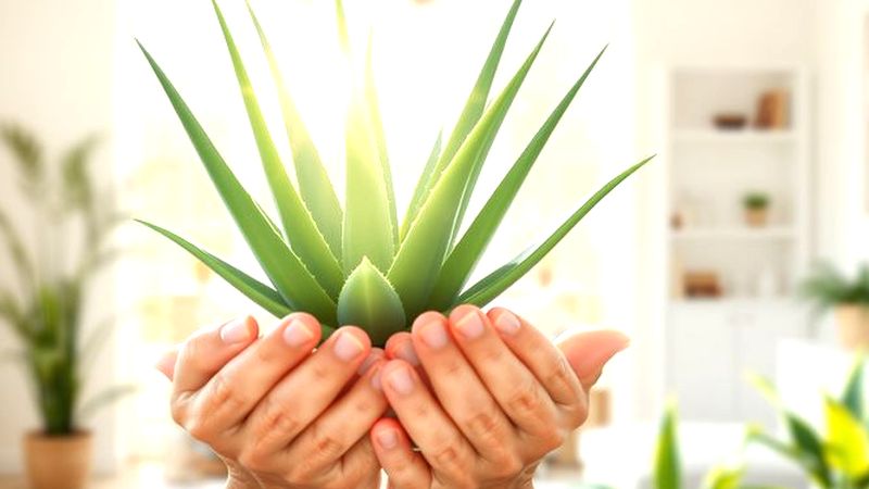 Un ser amable abraza la serenidad vegetal