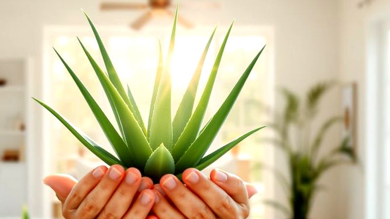 Un ser amable abraza la serenidad vegetal