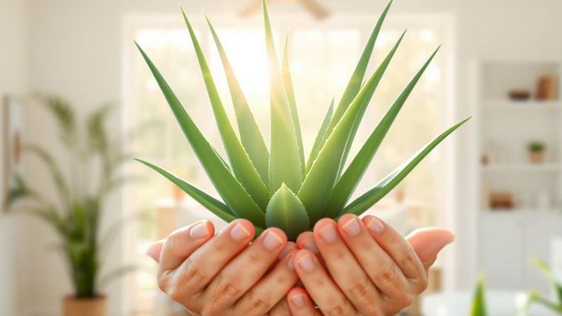 Un ser amable abraza la serenidad vegetal
