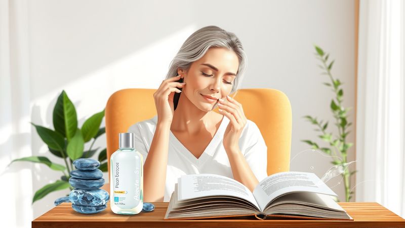 Mujer se cuida con serenidad y belleza